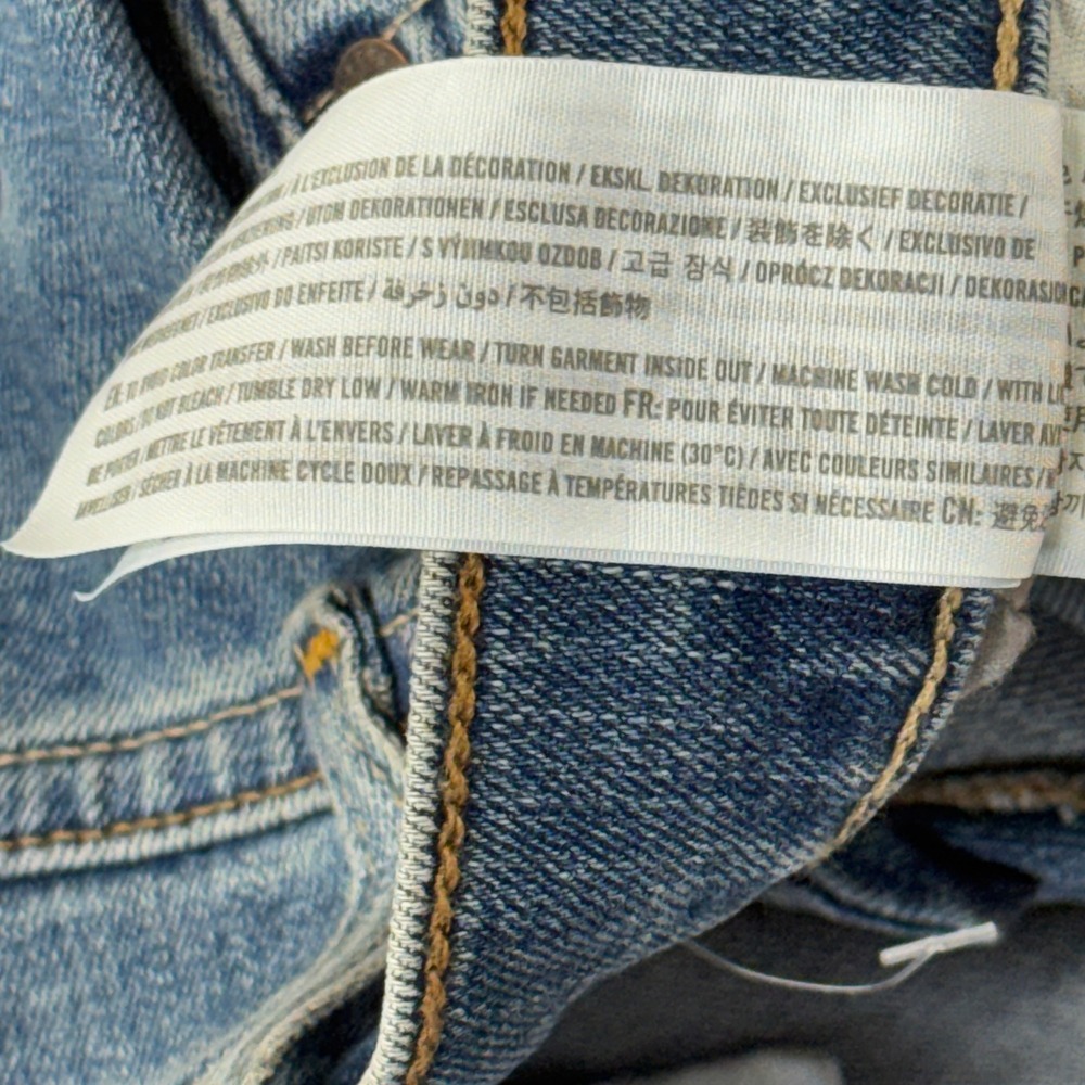 Hollister Epic Flex Slim Straight Men's Jeans 33x34 Medium Wash Blue Denim NWT - Picture 15 of 16